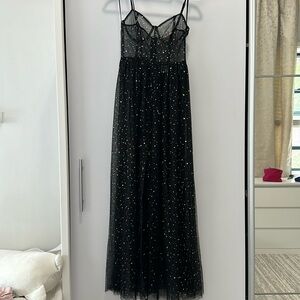 Showpo dress size 4, mesh dress with sparkling, like new perfect condition